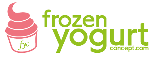 Frozen Yogurt Concept Logo